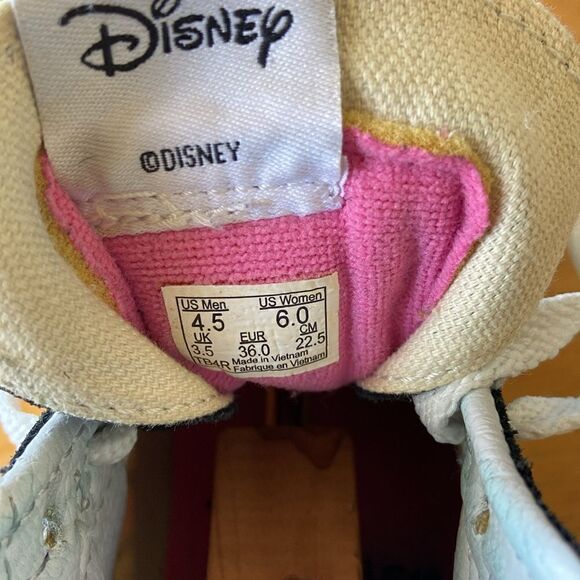 Van's Disney Princess’s Shoes Lace Up Sneakers Rare NWOB Size 6 - Picture 10 of 10